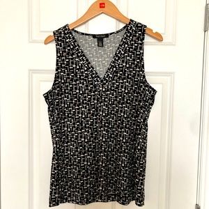Black House White Market Sleeveless Top Size Large